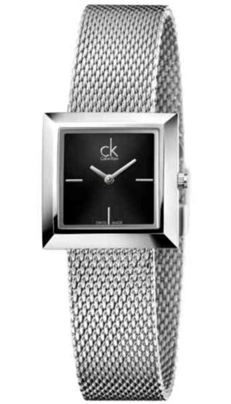 Calvin Klein Mark Black Dial Silver Mesh Bracelet Watch for Women - K3R23121 Buy Now By Calvin Klein