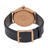 Calvin Klein Surround Black Dial Black Leather Strap Watch for Men - K3W216C1 Buy Now By Calvin Klein
