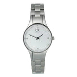 Calvin Klein Simplicity White Dial Silver Steel Strap Watch for Women - K4323101 Buy Now By Calvin Klein