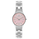 Calvin Klein Simplicity Pink Dial Silver Steel Strap Watch for Women - K432314E Buy Now By Calvin Klein