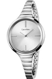 Calvin Klein Lively Silver Dial Silver Steel Strap Watch for Women - K4U23126 Buy Now By Calvin Klein