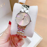 Calvin Klein Snake Silver Dial Silver Steel Strap Watch For Women - K6E23146 Buy Now By Calvin Klein