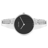 Calvin Klein Drift Black Dial Silver Steel Strap Watch for Women - K6S2N111 Buy Now By Calvin Klein