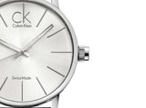 Calvin Klein Post Minimal Silver Dial Black Leather Strap Watch for Men - K7621192 Buy Now By Calvin Klein