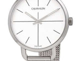Calvin Klein Even White Dial Silver Mesh Bracelet Watch for Women - K7B23126 Buy Now By Calvin Klein