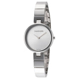 Calvin Klein Authentic White Dial Silver Steel Strap Watch for Women - K8G23146 Buy Now By Calvin Klein