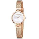 Calvin Klein Authentic Mother of Pearl Dial Rose Gold Mesh Bracelet Watch for Women - K8G2362G Buy Now By Calvin Klein