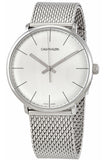 Calvin Klein White Dial Silver Mesh Bracelet Watch for Women - K8M21126 Buy Now By Calvin Klein
