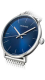 Calvin Klein High Noon Quartz Blue Dial Silver Mesh Bracelet Watch for Men - K8M2112N Buy Now By Calvin Klein