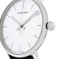 Calvin Klein High Noon Quartz White Dial Black Leather Strap Watch for Men - K8M211C6 Buy Now By Calvin Klein