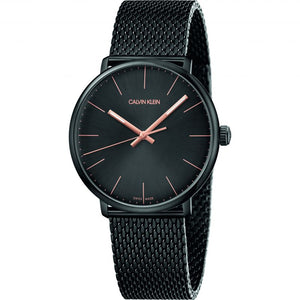 Calvin Klein High Noon Quartz Black Dial Black Mesh Bracelet Watch for Men - K8M21421 Buy Now By Calvin Klein
