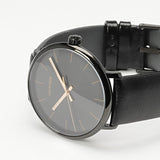 Calvin Klein High Noon Quartz Black Dial Black Leather Strap Watch for Men - K8M214CB Buy Now By Calvin Klein