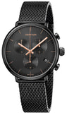 Calvin Klein High Noon Black Dial Black Mesh Bracelet Watch for Women - K8M27421 Buy Now By Calvin Klein