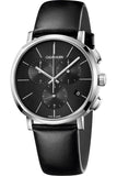 Calvin Klein Posh Black Dial Black Leather Strap Watch for Men - K8Q371C1 Buy Now By Calvin Klein