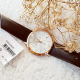 Calvin Klein Posh Chronograph White Dial Brown Leather Strap Watch for Men - K8Q376G6 Buy Now By Calvin Klein