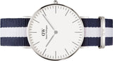 Daniel Wellington Classic Glasgow White Dial Two Tone NATO Strap Unisex Watch - DW00100047 Buy Now By Daniel Wellington