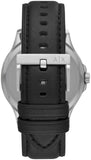 Armani Exchange Hampton Chronograph Black Dial Black Leather Strap Watch For Men - AX2101 Buy Now By Armani Exchange