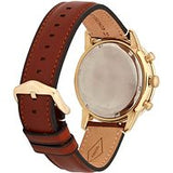 Fossil Townsman Chronograph Black Dial Brown Leather Strap Watch for Men - FS5338 Buy Now By Fossil