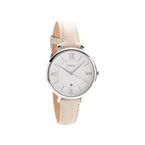 Fossil Jacqueline White Dial Beige Leather Strap Watch for Women - ES3793 Buy Now By Fossil