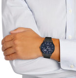 Tommy Hilfiger Brad Quartz Blue Dial Black Mesh Bracelet Watch For Men - 1710392 Buy Now By Tommy Hilfiger