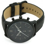 Fossil Neutra Chronograph Black Dial Black Leather Strap Watch for Men - FS5503 Buy Now By Fossil
