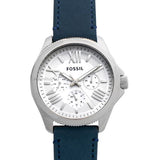Fossil Cecile White Dial Blue Leather Strap Watch for Women - AM4531 Buy Now By Fossil