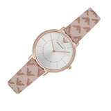 Emporio Armani Classic White Dial Beige Leather Strap Watch For Women - AR11008 Buy Now By Emporio Armani