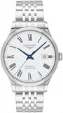 Longines Record Automatic Stainless Steel 40mm Watch for Men - L2.821.4.11.6 Buy Now By Longines