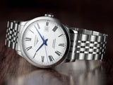 Longines Record Automatic Stainless Steel 40mm Watch for Men - L2.821.4.11.6 Buy Now By Longines