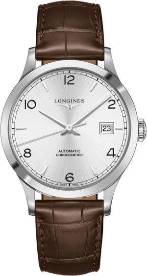 Longines Record Automatic Stainless Steel 40mm Watch for Men - L2.821.4.76.2 Buy Now By Longines