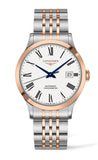 Longines Record Automatic 18K Pink Gold Watch for Men - L2.821.5.11.7 Buy Now By Longines