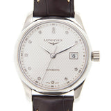 Longines Master Collection Automatic 40mm White Dial Brown Leather Strap Watch for Men - L2.793.4.77.3 Buy Now By Longines