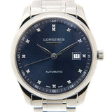 Longines Master Collection Automatic 40mm Blue Dial Silver Steel Strap Watch for Men - L2.793.4.97.6 Buy Now By Longines