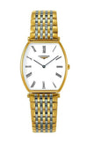 Longines La Grande Classique de Longines Tonneau 22 Gold Watch for Women - L4.205.2.11.7 Buy Now By Longines