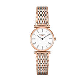 Longines La Grande Classique De Longines White Dial Two Tone Mesh Bracelet Watch for Women - L4.209.1.91.7 Buy Now By Longines