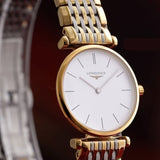Longines La Grande Classique White Dial Two Tone Mesh Bracelet Watch for Women - L4.209.2.12.7 Buy Now By Longines