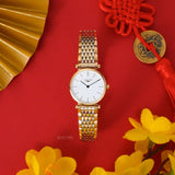 Longines La Grande Classique White Dial Two Tone Mesh Bracelet Watch for Women - L4.209.2.12.7 Buy Now By Longines