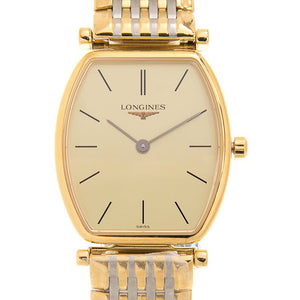 Longines La Grande Classique Tonneau 22 Yellow Gold Watch for Women - L4.205.2.32.7 Buy Now By Longines