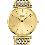 Longines La Grande Classique De Longines Gold Dial Two Tone Mesh Bracelet Watch for Women - L4.755.2.32.7 Buy Now By Longines