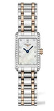 Longines Dolcevita Diamonds Mother of Pearl White Dial Two Tone Steel Strap Watch for Women - L5.258.5.89.7 Buy Now By Longines