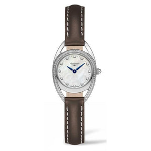 Longines Equestrian Mother of Pearl Dial Brown Leather Strap Watch for Women - L6.136.0.87.2 Buy Now By Longines