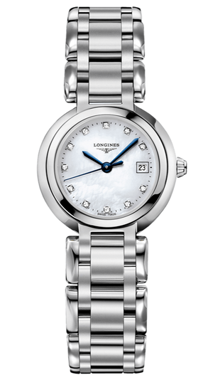 Longines PrimaLuna Mother of Pearl Dial Silver Steel Strap Watch for Women - L8.110.4.87.6 Buy Now By Longines