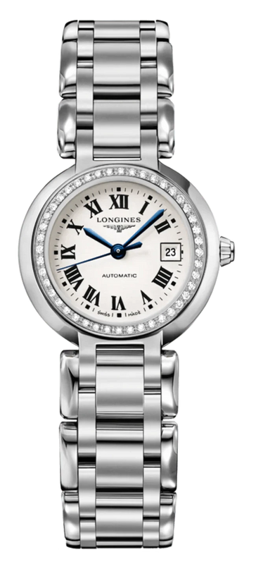Longines PrimaLuna 26.5mm Automatic Stainless Steel Watch for Women - L8.111.0.71.6 Buy Now By Longines