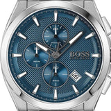 Hugo Boss Grandmaster Blue Dial Silver Steel Strap Watch for Men - 1513884 Buy Now By Hugo Boss