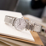 Longines La Grande Classique De Longines Silver Dial Silver Mesh Bracelet Watch for Women - L4.209.4.72.6 Buy Now By Longines