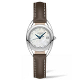 Longines Equestrian Mother of Pearl Dial Brown Leather Strap Watch for Women - L6.136.0.87.2 Buy Now By Longines