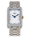 Longines Dolcevita Diamonds Mother of Pearl White Dial Two Tone Steel Strap Watch for Women - L5.258.5.89.7 Buy Now By Longines