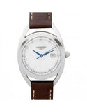 Longines Equestrian Mother of Pearl Dial Brown Leather Strap Watch for Women - L6.136.0.87.2 Buy Now By Longines