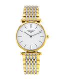 Longines La Grande Classique White Dial Two Tone Mesh Bracelet Watch for Women - L4.209.2.12.7 Buy Now By Longines