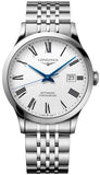 Longines Record Automatic Stainless Steel 40mm Watch for Men - L2.821.4.11.6 Buy Now By Longines